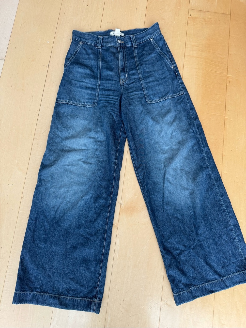 Madewell super wide leg Jean